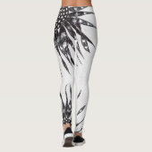 Leggings à fleurs encrées (Dos)