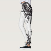 Leggings à fleurs encrées (Gauche)