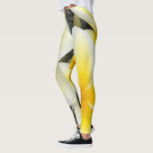 Leggings à fleurs jaunes (Gauche)