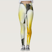 Leggings à fleurs jaunes (Devant)