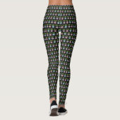 Leggings à fleurs multicolores stylés (Dos)