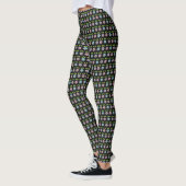 Leggings à fleurs multicolores stylés (Gauche)