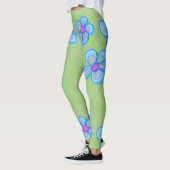 Leggings à fleurs rose (Gauche)