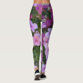 Leggings à fleurs roses (Dos)