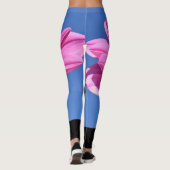 Leggings à fleurs roses (Dos)