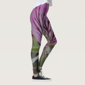 Leggings à fleurs roses/rouges (Droite)