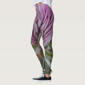 Leggings à fleurs roses/rouges (Gauche)