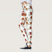 Leggings à fleurs rouges (Gauche)