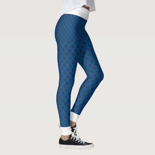 Leggings à haut point bleu (Droite)