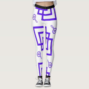 Leggings à icône de recherche Monoline – Minimalis