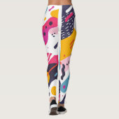 Leggings à Impression Florale Intégrale (Dos)