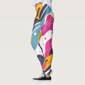 Leggings à Impression Florale Intégrale (Gauche)