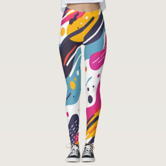 Leggings à Impression Florale Intégrale