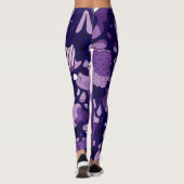 Leggings à Impression Florale Intégrale (Dos)