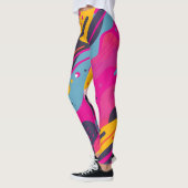 Leggings à Impression Florale Intégrale (Gauche)