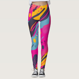 Leggings à Impression Florale Intégrale