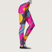 Leggings à Impression Florale Intégrale (Droite)