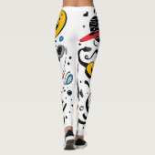 Leggings à Impression Florale Intégrale (Dos)