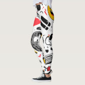 Leggings à Impression Florale Intégrale (Gauche)