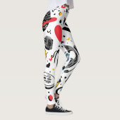 Leggings à Impression Florale Intégrale (Droite)