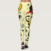 Leggings à Impression Florale Intégrale (Dos)