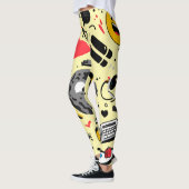 Leggings à Impression Florale Intégrale (Gauche)