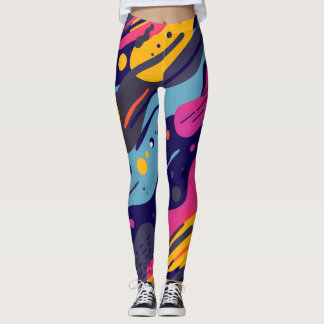 Leggings à Impression Florale Intégrale