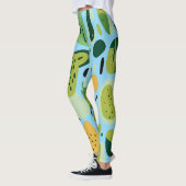 Leggings à Impression Florale Intégrale (Gauche)