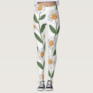 Leggings à Impression Florale Intégrale