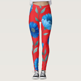 Leggings à Imprimé Floral Total
