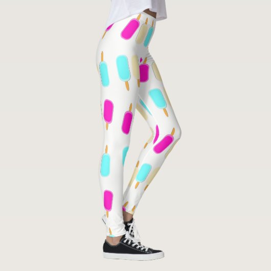 Leggings à la crème glacée blanche (Droite)