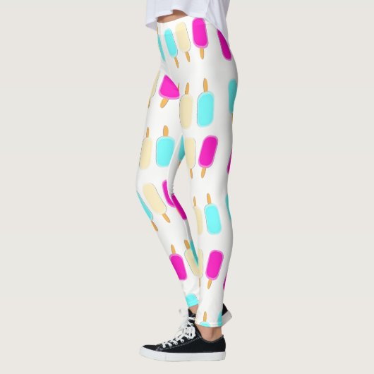 Leggings à la crème glacée blanche (Gauche)