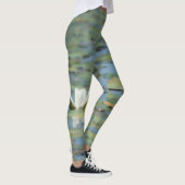 Leggings à l'aquarelle du lac nénuphar (Droite)
