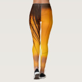 Leggings à l'envers du coucher du soleil (Dos)