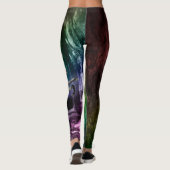 Leggings à licorne arc-en-ciel (Dos)