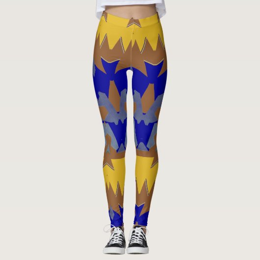 Leggings A modern multicolor seamless "Ratti_Creative_Arts" (Devant)