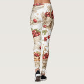 Leggings à motif cerise (Dos)
