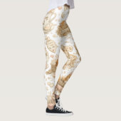 Leggings à motif de chat orange (Droite)