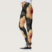 Leggings à motif de fleurs tropicales (Gauche)
