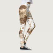 Leggings à motif de grains de café (Droite)