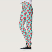 Leggings à motif de marguerite mignon (Gauche)