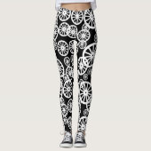Leggings à motif de roue génial (Devant)