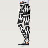 Leggings à motif noir/blanc (Gauche)