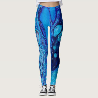 Leggings à motif océanique
