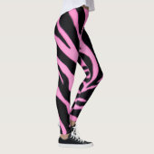 Leggings à motif zèbre rose – Impression animale a (Droite)