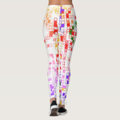 Leggings à motifs colorés cool (Dos)