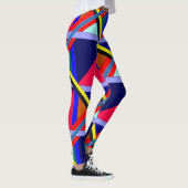 Leggings à motifs d'intersection colorée (Droite)