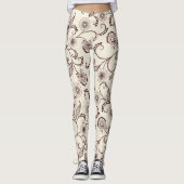 Leggings à motifs floraux (Devant)