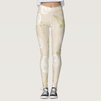 Leggings à motifs floraux
