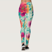 Leggings à motifs floraux (Dos)
